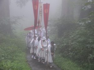出羽三山神社の秋の峰入り