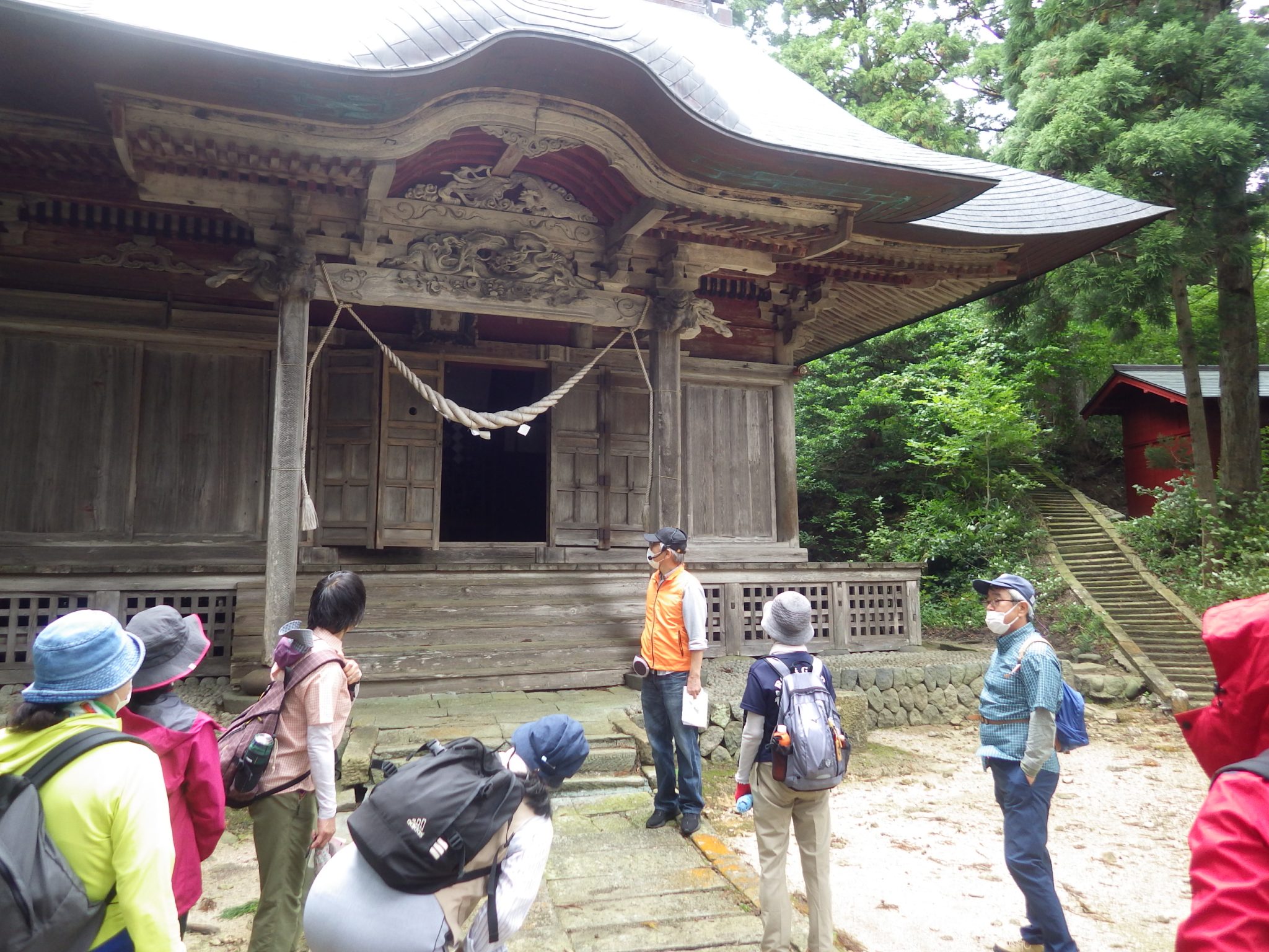 9月23日(金) 北楯大堰を歩く 月山ビジターセンター